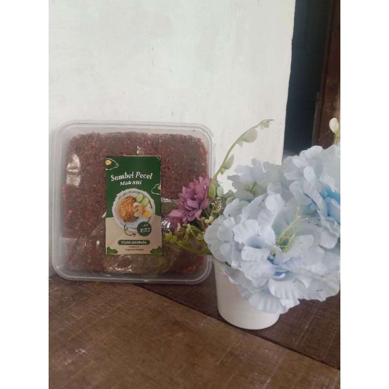 

BUmbu pecel asli tanpa campuran