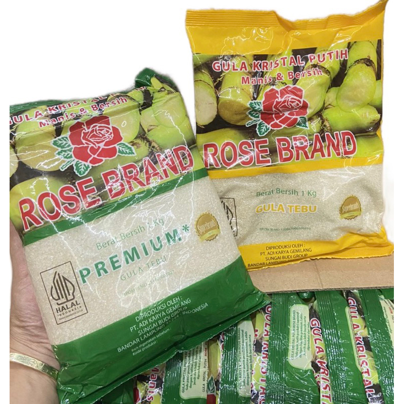 

GULA KEMASAN PREMIUM ROSE BRAND 1kg