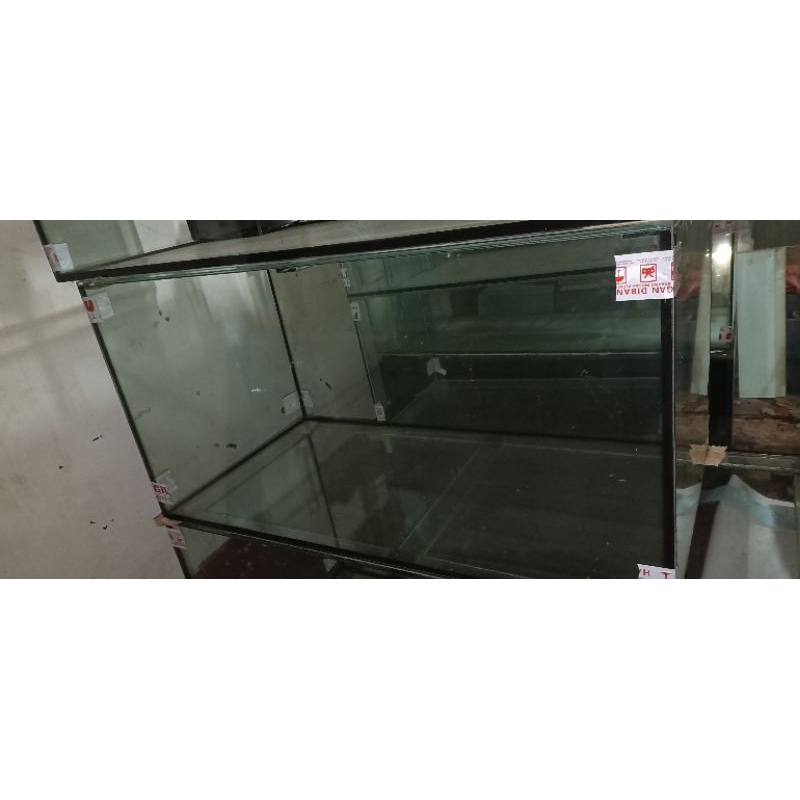 aquarium 100x50x50 lem hitam