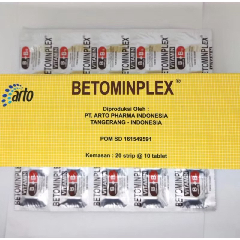 BETOMINPLEX VITAMIN B COMPLEX + B12 - 1 STRIP