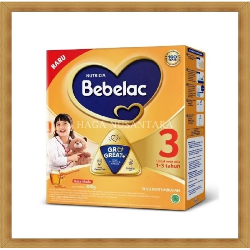 

Susu BEBELAC 3 200 gr exp 07 2026 gratis bubble+kardus