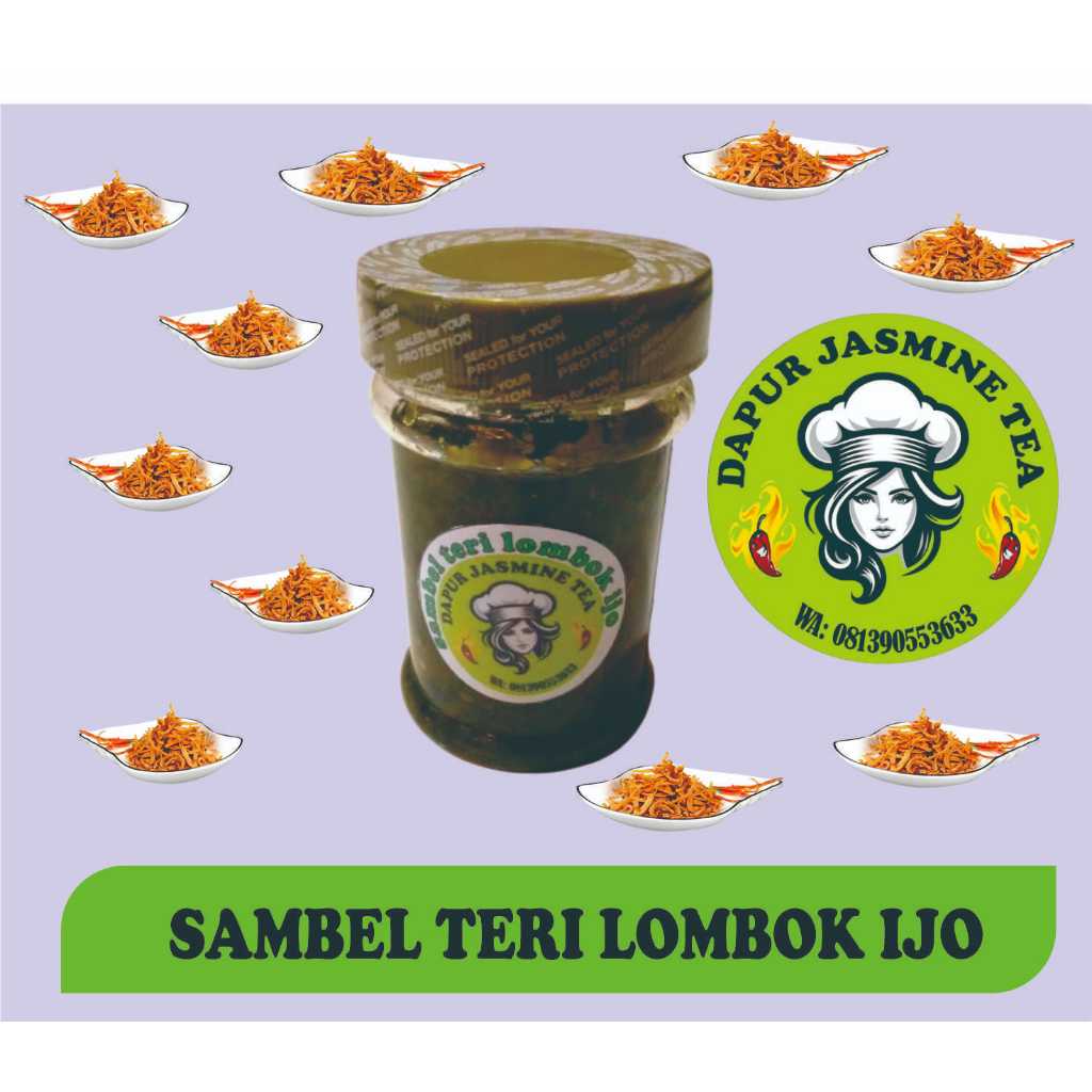 

SAMBAL TERI LOMBOK IJO DAPUR JASMINE TEA