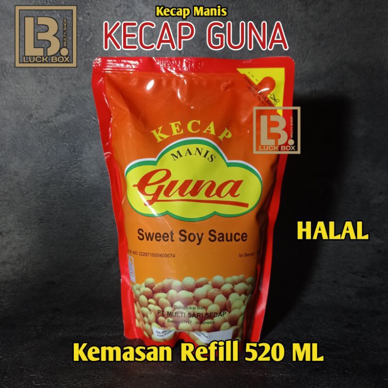 

Kecap Guna 520 ML / Kecap Manis Guna