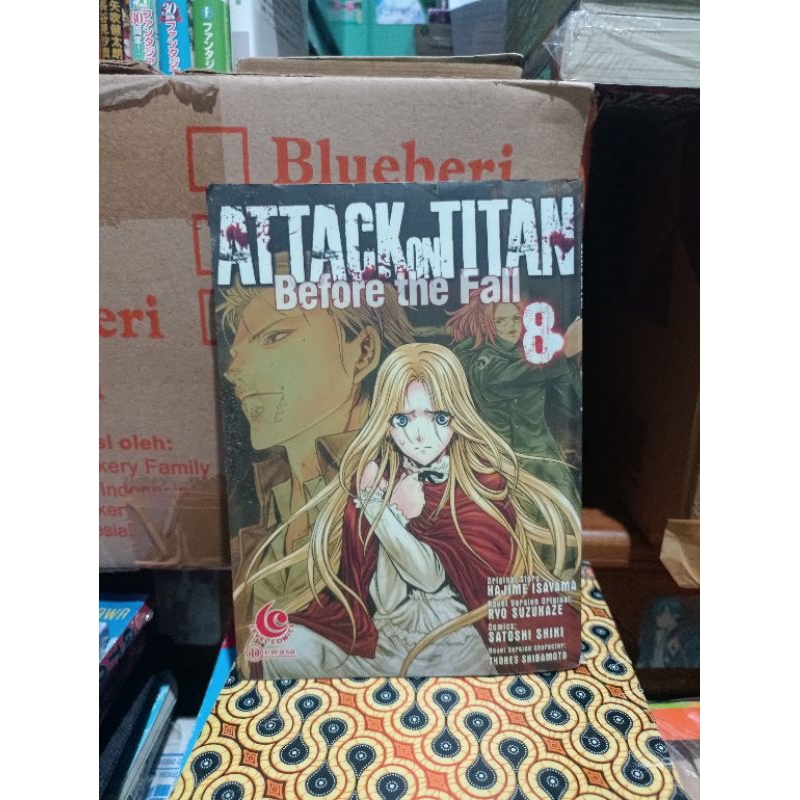 Komik attack on Titan before the fall 8 / komik attack on Titan before the fall vol 8