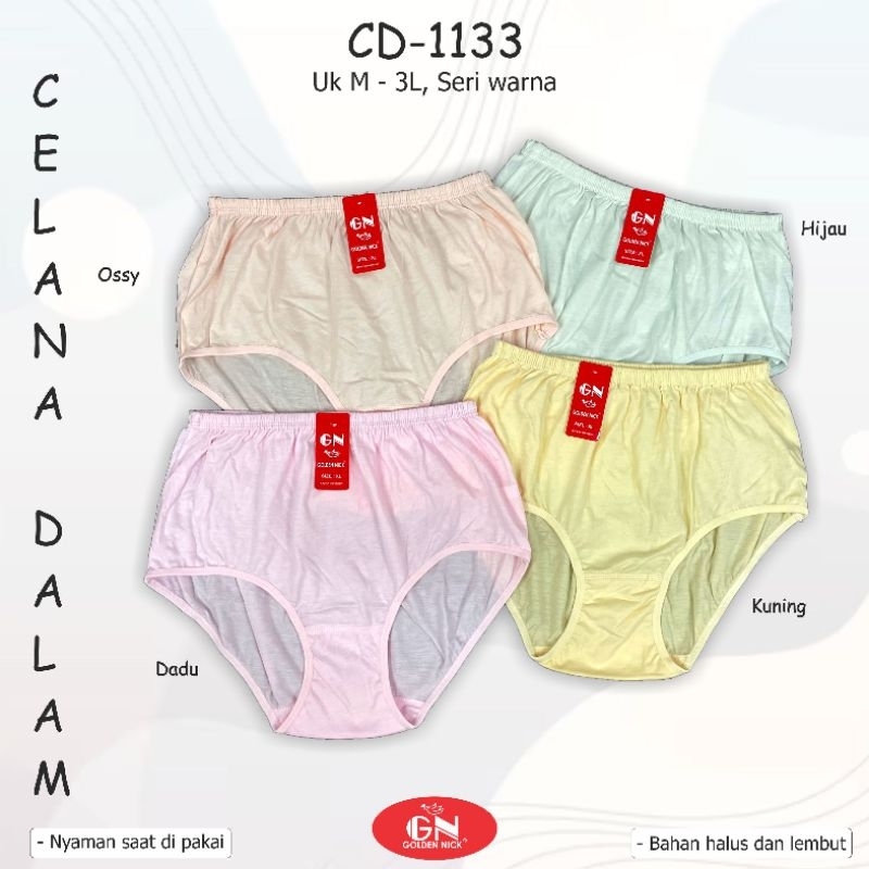 1 pcs celana dalam golden nick karet kerut CD1133 GOLDEN NICK