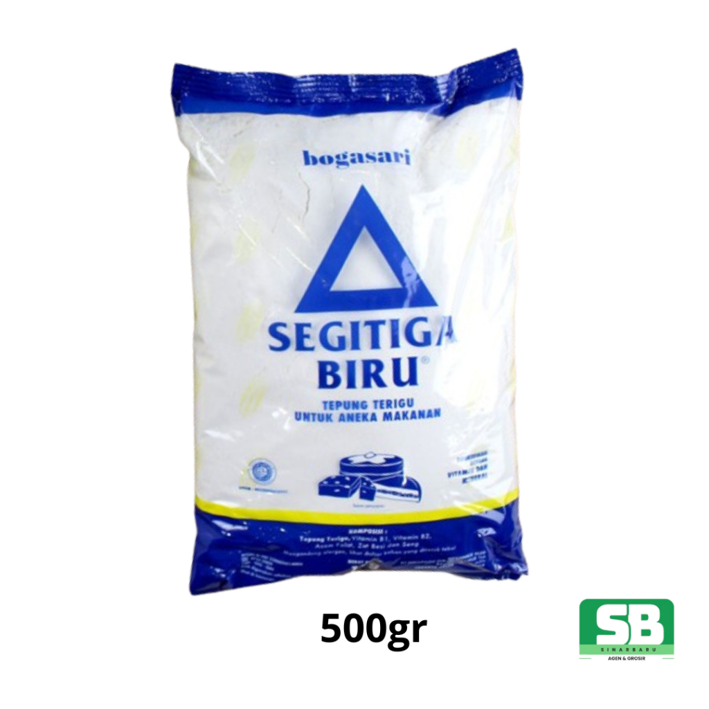 

Terigu Segitiga Biru Kemasan 500gr