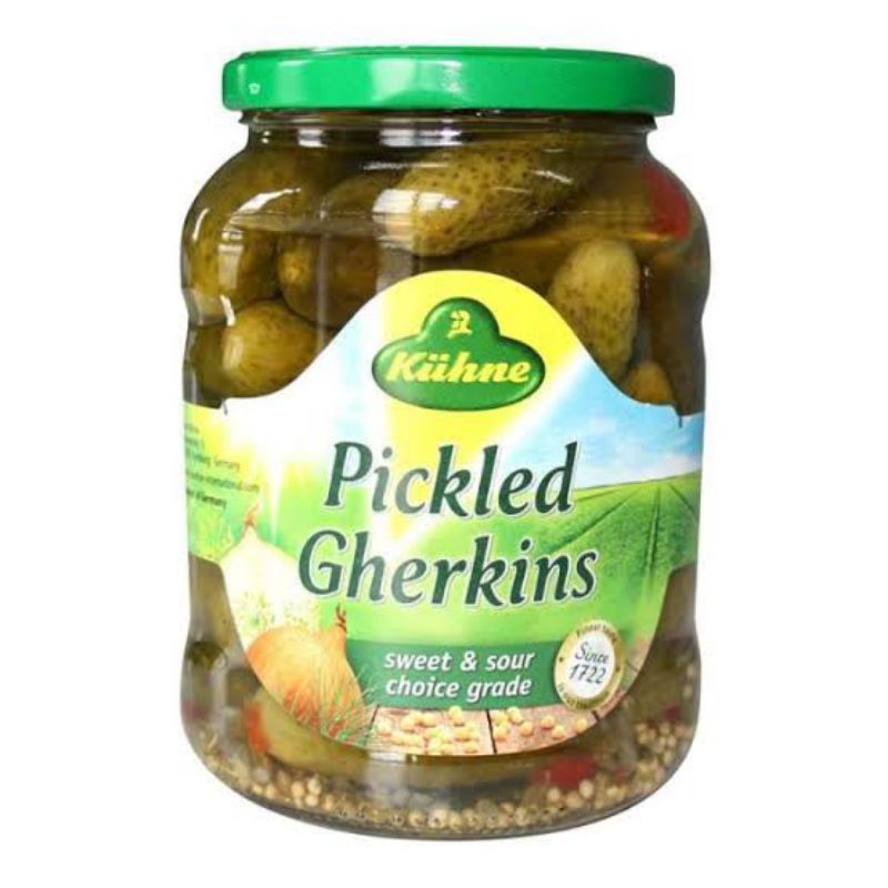 

Kuhne Pickled Gherkins Sweet & Sour 330gr - Acar Timun Asam Manis