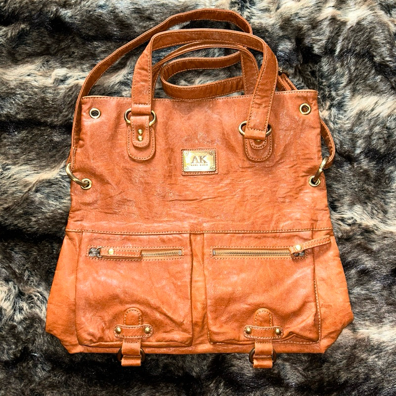 pl anne klein sling tote bag