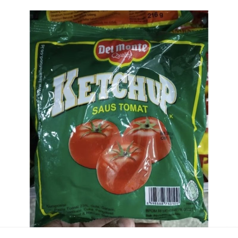 

Del Monte saus tomat saset / tomato kechup sachet 24x9gr
