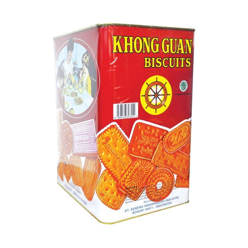 

KHONG GUAN Biscuit Assorted Merah 1,6 kg