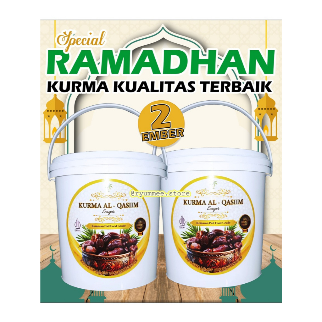 

Bundling isi 2 EMBER [PROMO RAMADHAN] KURMA AL-Qasiim 2025 Snack