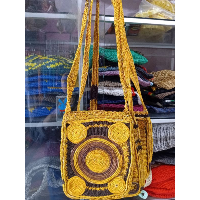 Tas noken anggrek Papua../oleh oleh khas papua non cod