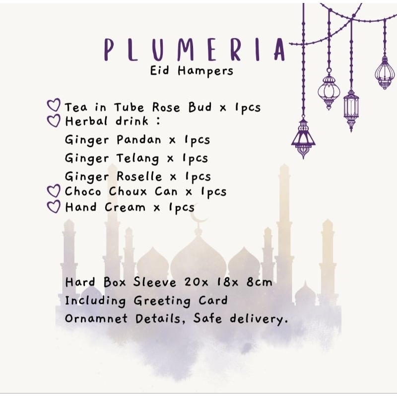 

PLUMERIA Set Hampers Lebaran Idul Fitri