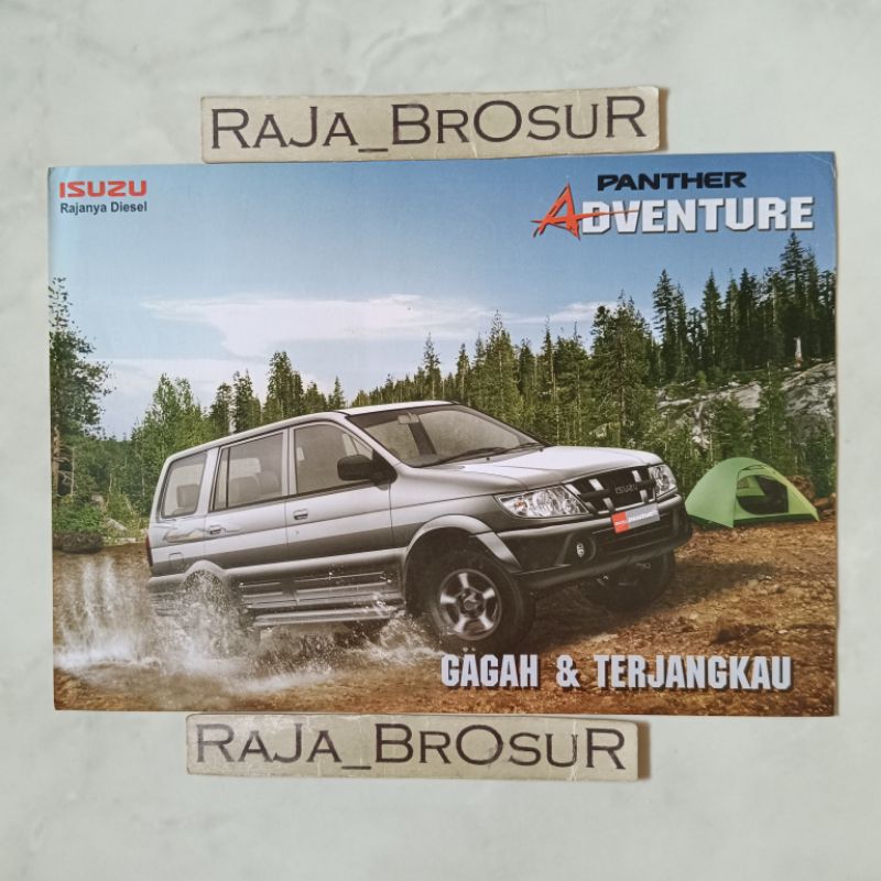 Poster brosur katalog flyer Isuzu Panther Adventure 2008