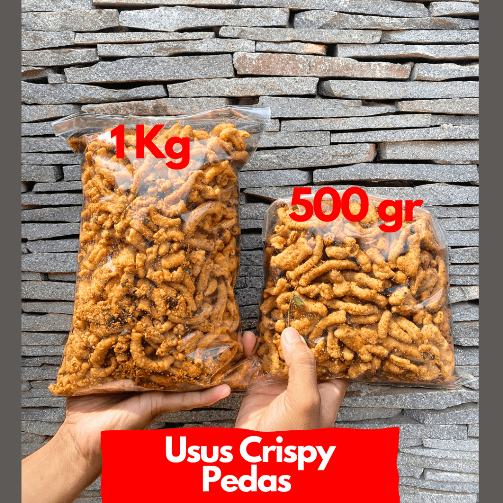 

Usus krispi Pedas Daun Jeruk 500 Gram