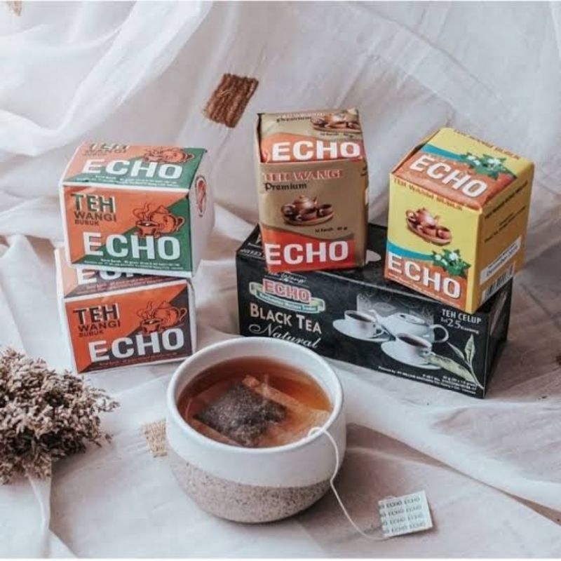 

1 PAK TEH ECHO GOLD | KUNING | HIJAU | ORANGE | GENDEWATY NETTO 10 PCS X 40 GR