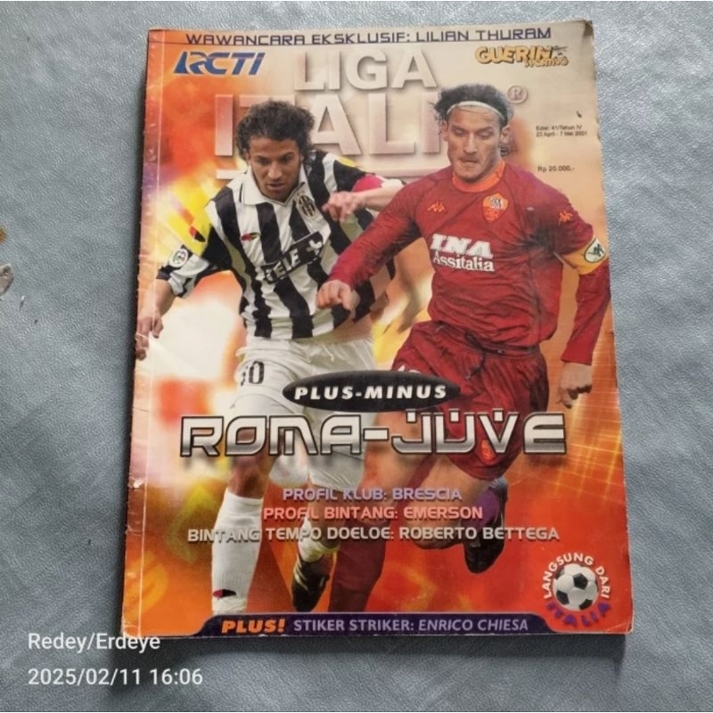 Majalah Liga Italia Mei 2001