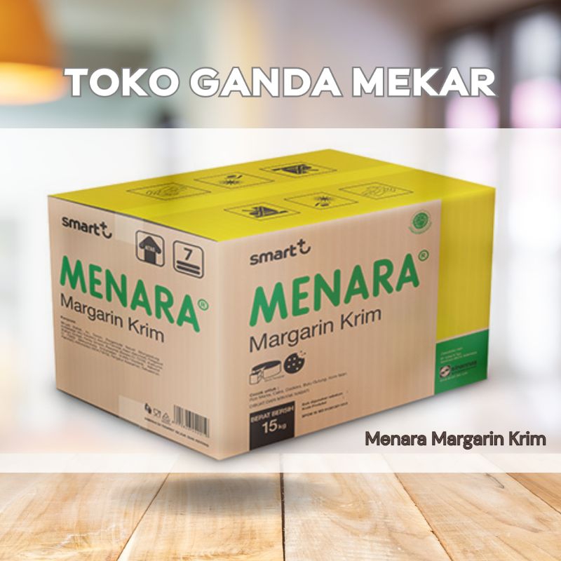 

MENARA CREAM 15 KG ( 1 KARTON ) MARGARINE CREAM