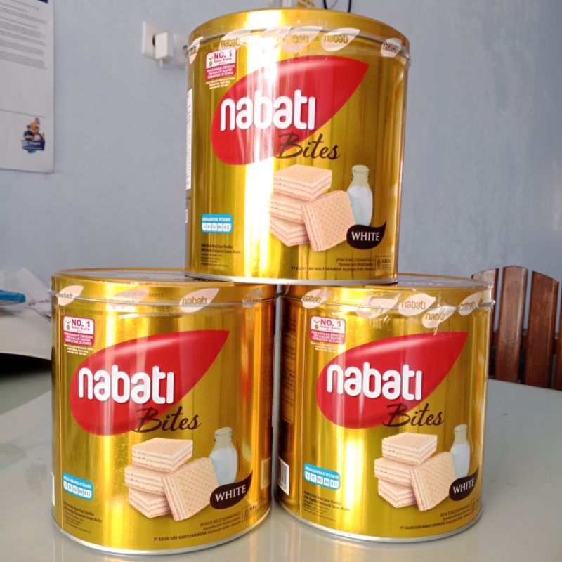 

Wafer Nabati Bites 240g / Wafer Nabati Kaleng Rasa Keju, Cokelat, Vanila dan Pink Lava/ Wafer Lebaran