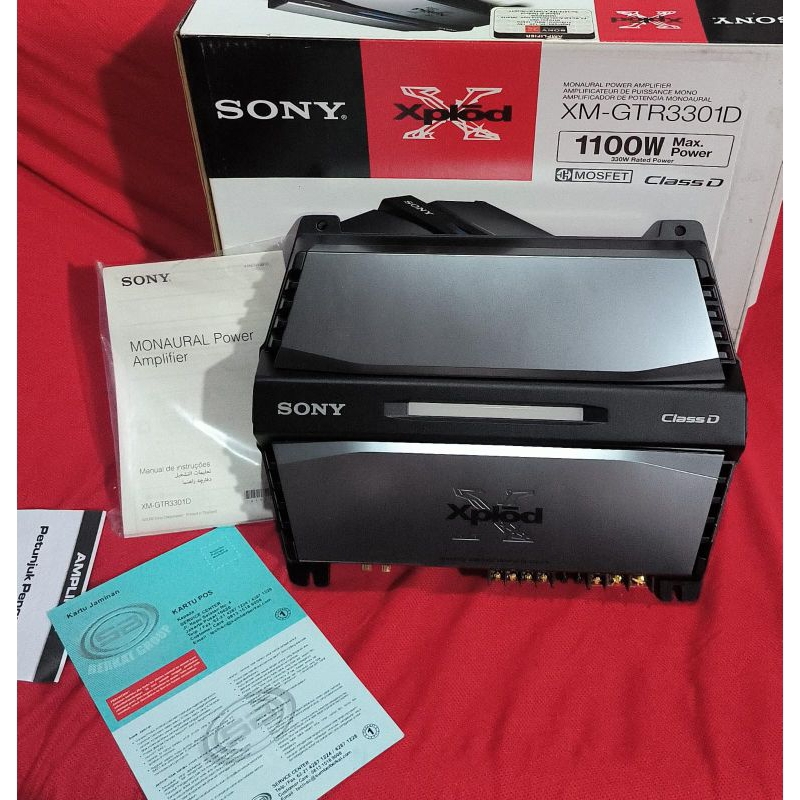 Sony XK-GTR3301D Class D Monoblock Power Amplifier Mono