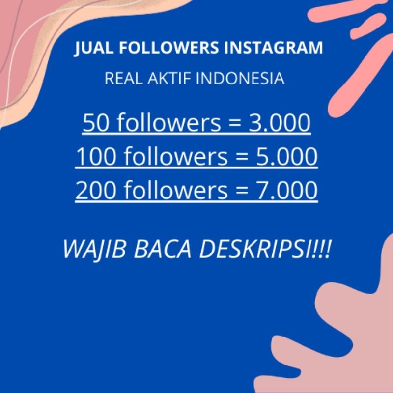 FOLLOWER INSTAGRAM AKTIF INDONESIA