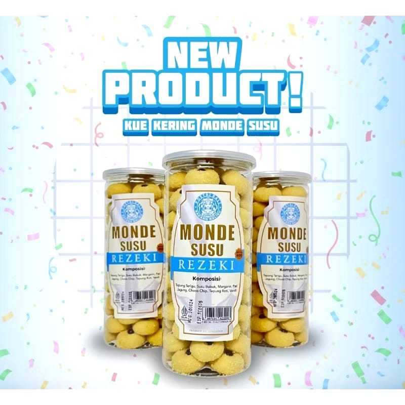 

KUE MONDE SUSU PREMIUM | MONDE SUSU REZEKI 400 GRAM | KUE SUSU RENYAH
