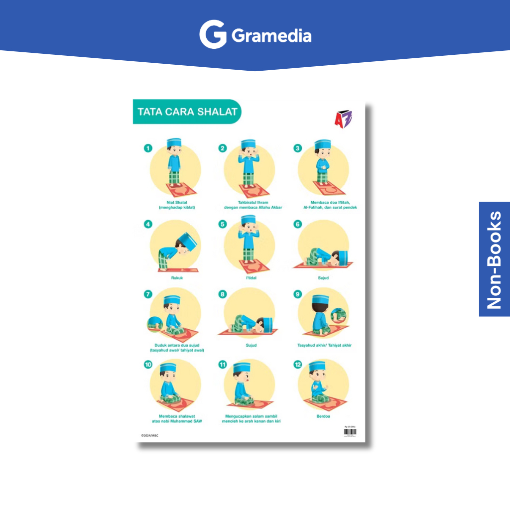 Gramedia Bogor Cibinong - Poster Tata Cara Sholat