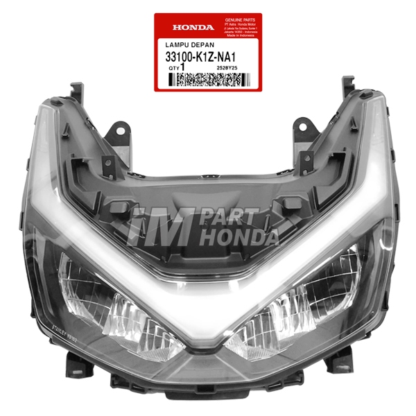 33100-K1Z-NA1 Reflektor Lampu Depan PCX 160 K1ZV 2025