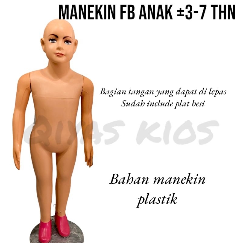 MANEKIN FULL BODY ANAK PATUNG BAJU LENGKAP ANAK UNISEX