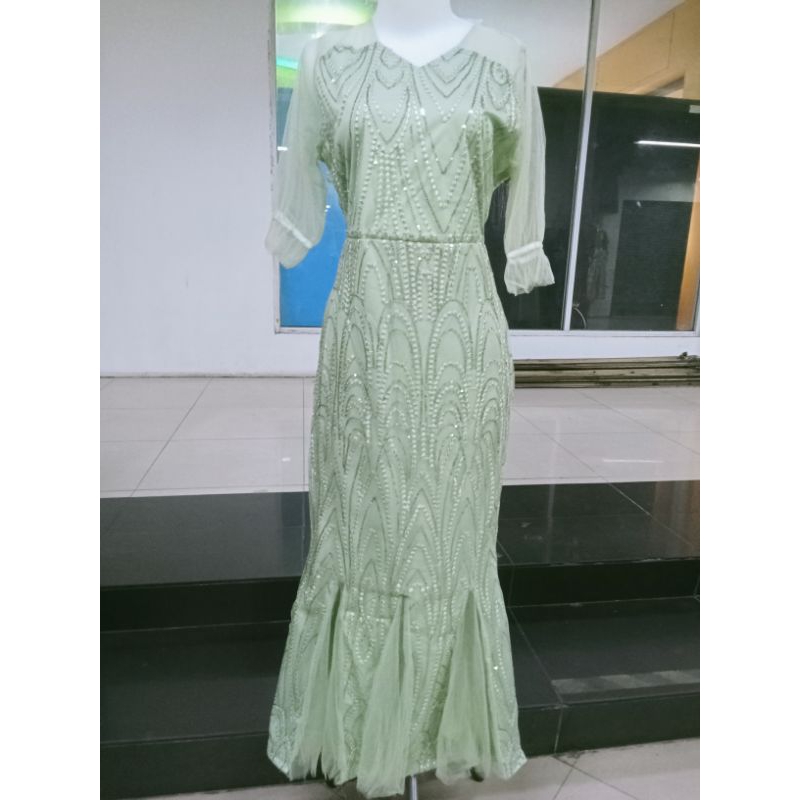 GAUN DUYUNG PANJANG LONG DRESS MIDI DRESS KHUSUS WARNA BLUE ICE COKLAT NAVY SAGE MAROON PINK BAHAN T