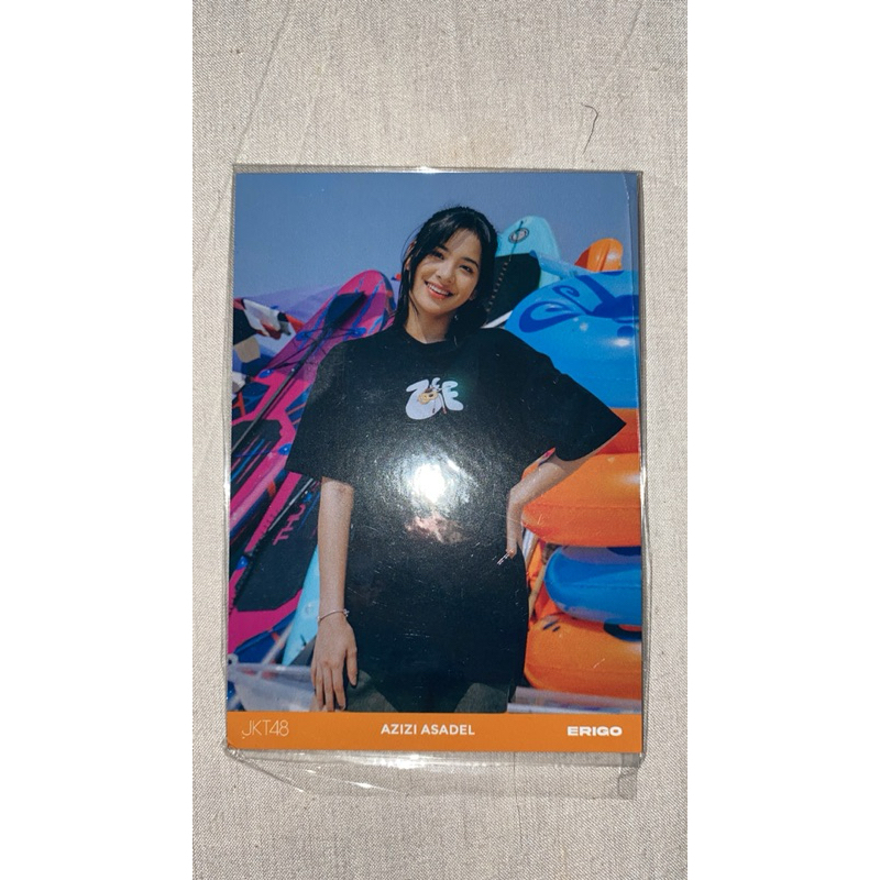 PhotoCard JKT48 Erigo tshirt(Zee,Adel,Freya) dan Photocard Event Jkt48 Muthe