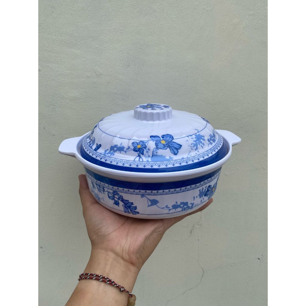 Mangkok Saji dan Tutup  | Mangkok Sayur | Wadah Sayur |Mangkok Melamin