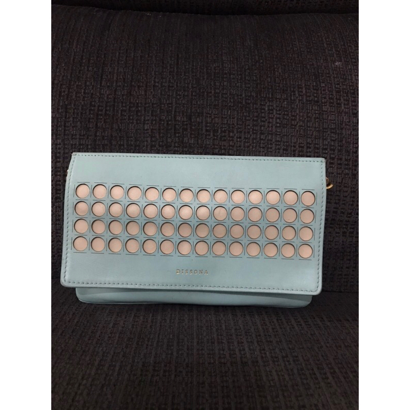 preloved Dissona bag kulit asli