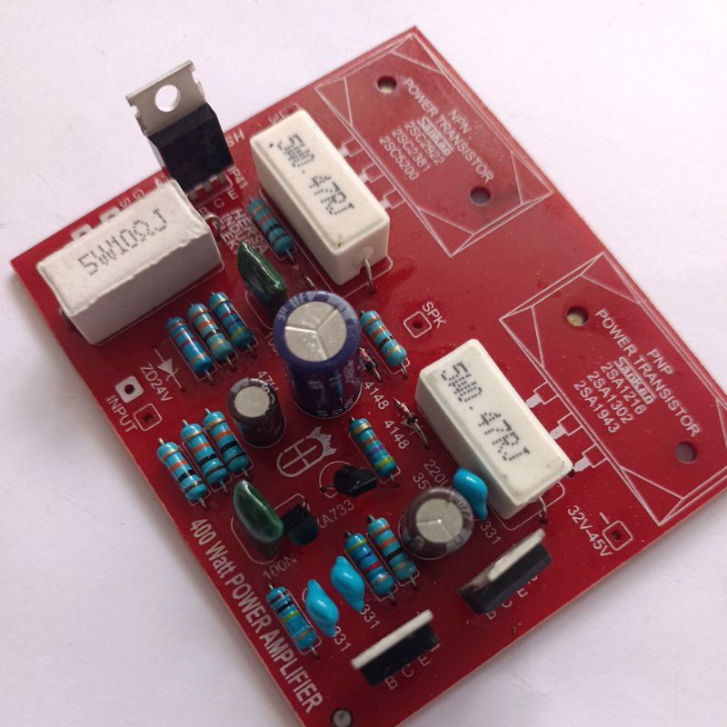 driver 400 Watt power amplifier sanken