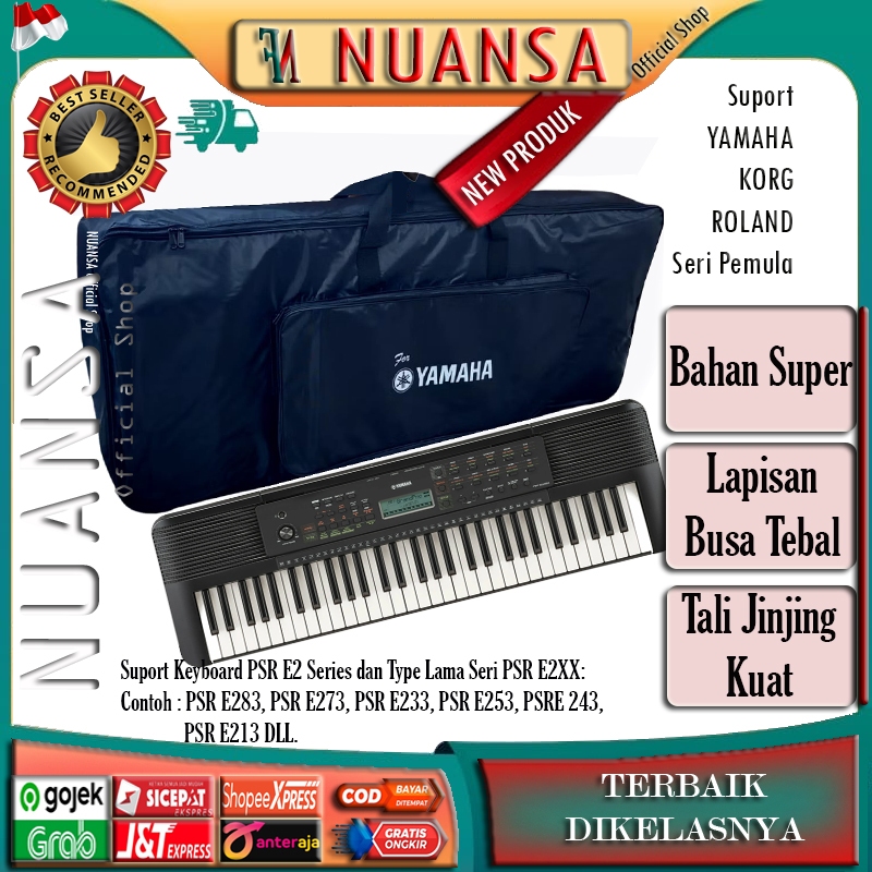TAS KEYBOARD SOFTCASE YAMAHA PSR E283, PSR E273, PSR E233, PSR E253, PSRE 243, PSR E213, PSR F52,
