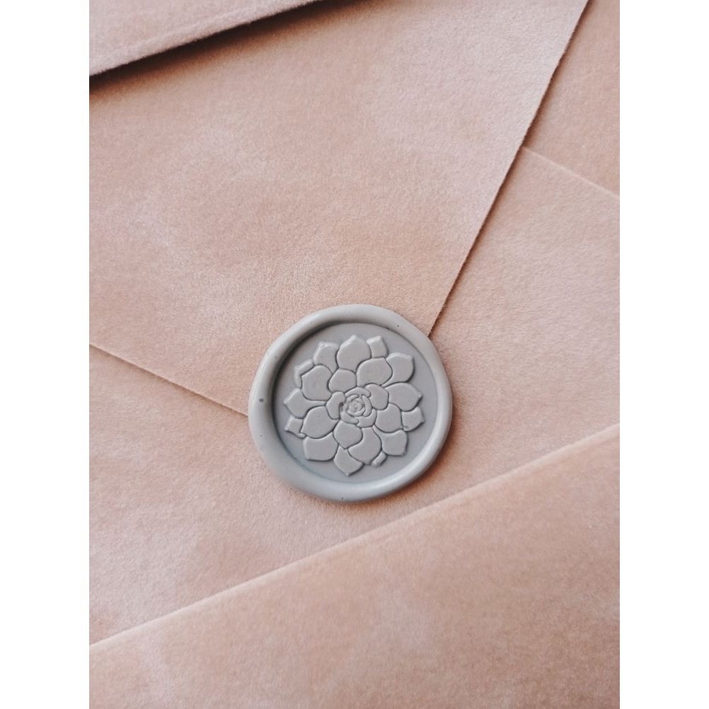 

CHALK COLOR 1 Pieces Wax seal coinbulat sticker instan segel vintage undangan / DIY Hampers / Wax Octagon GUN $#PALETESTAMP