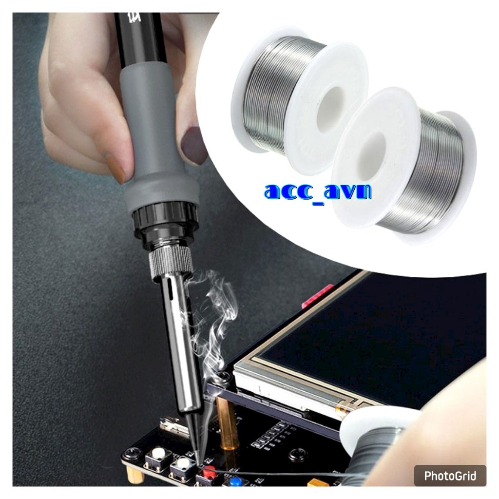 Kawat Timah Solder Flux Wire 1.0mm 50g - HD-1 - Silver