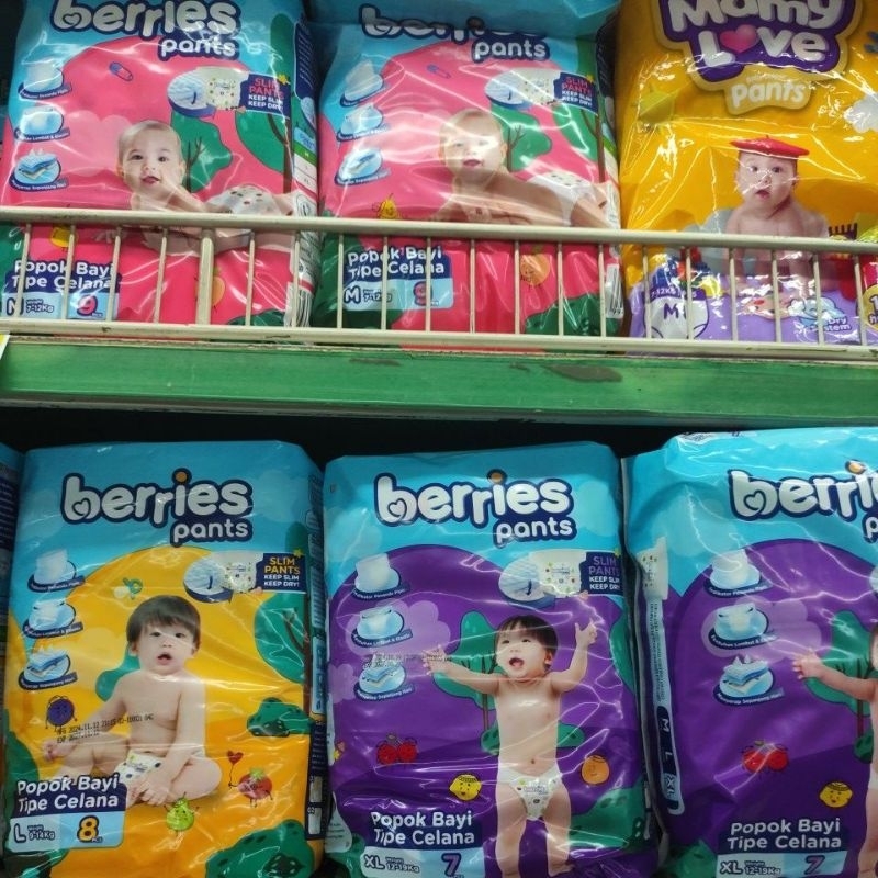 BERRIES BABY PANTS M-L-XL