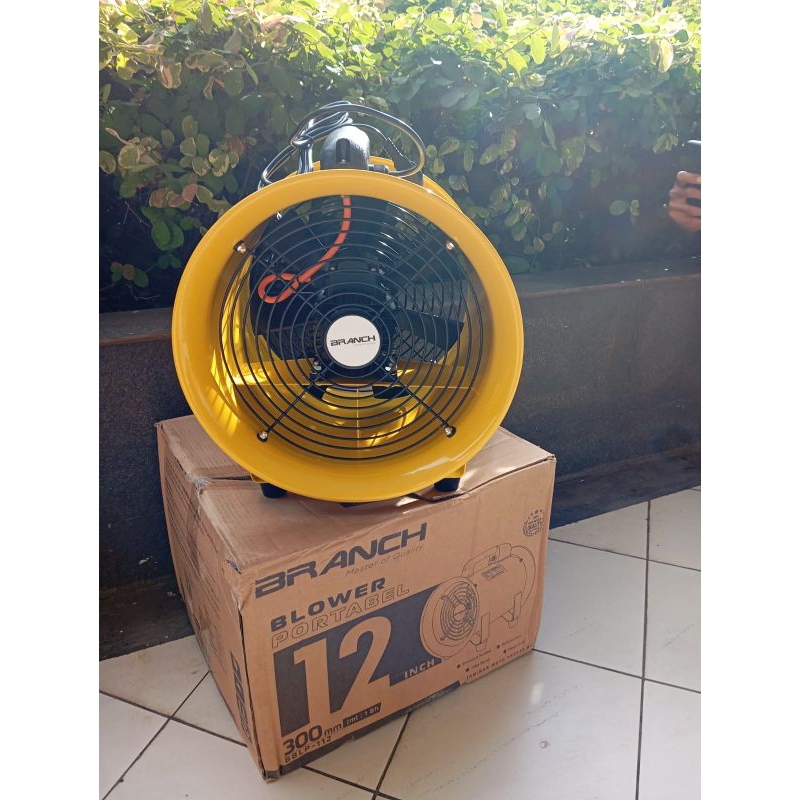 Kipas Blower ventilator Portable FAN 12 inch merk BRANCH