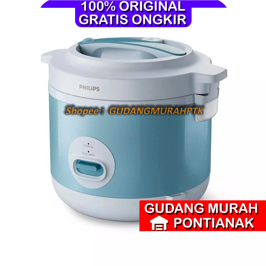 Ricecooker Philips Magic Com Rice Cooker Philip HD 3003 Series 1000 BIRU HD 3003/33 Magic com