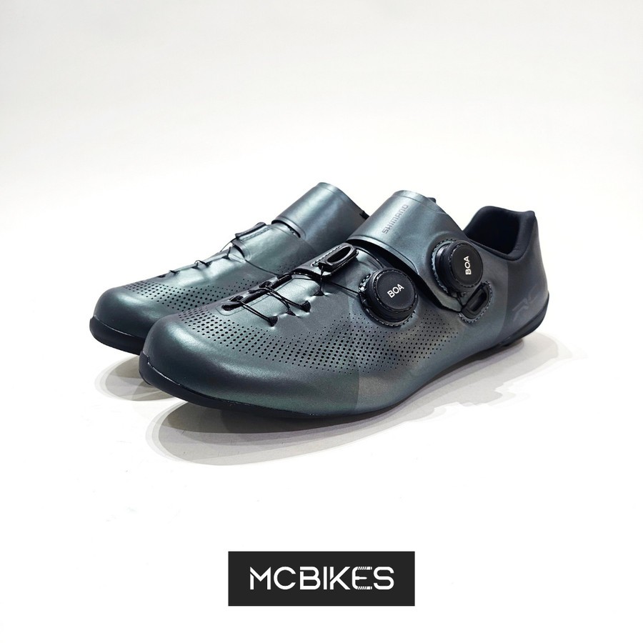 Sepatu Sepeda Shimano Road Bike Shoes SH-RC703 Wide - Sage Green