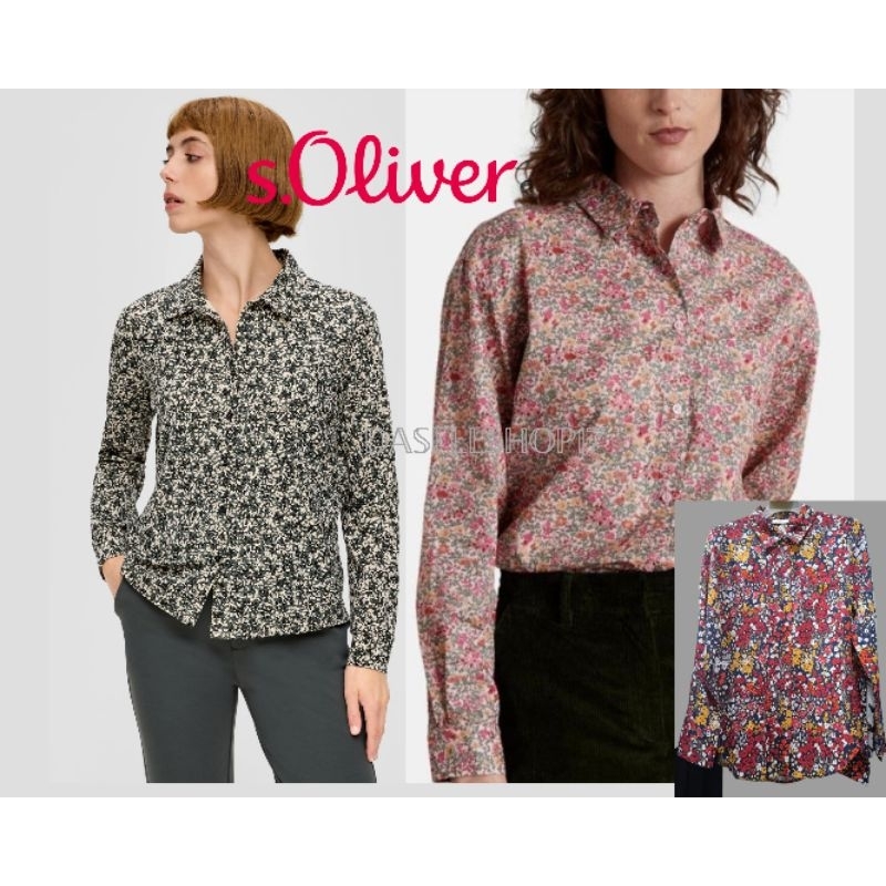 Kemeja S.Oliver Motif Bunga