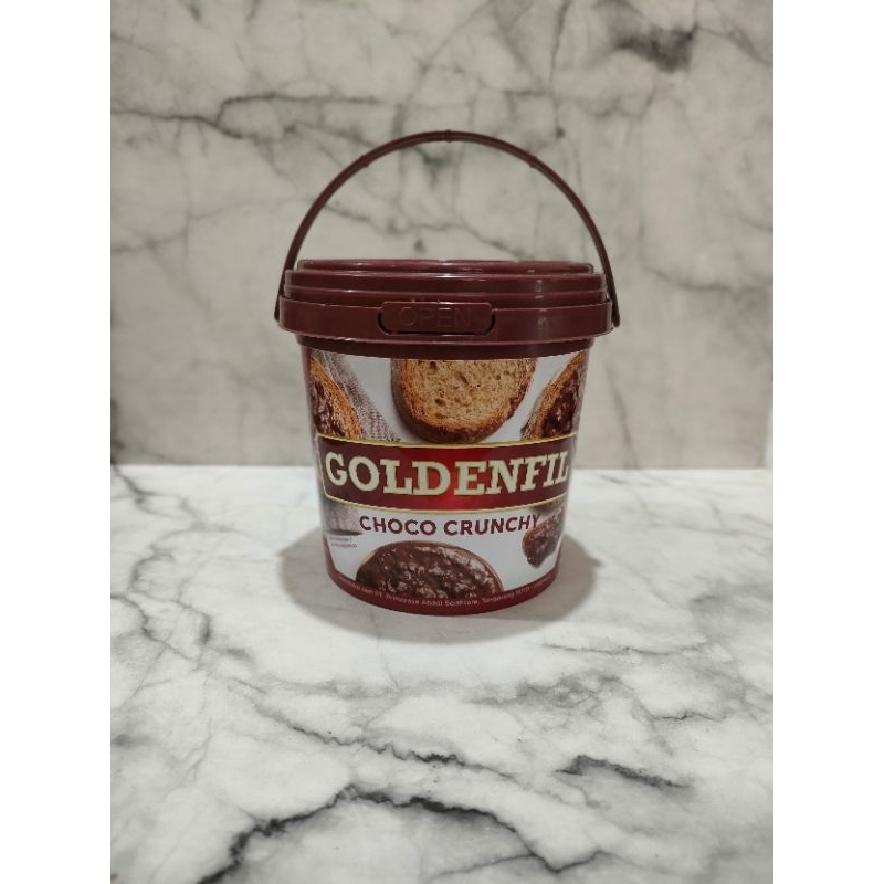 

Golden fill choco cruncy kemasan 1kg pail