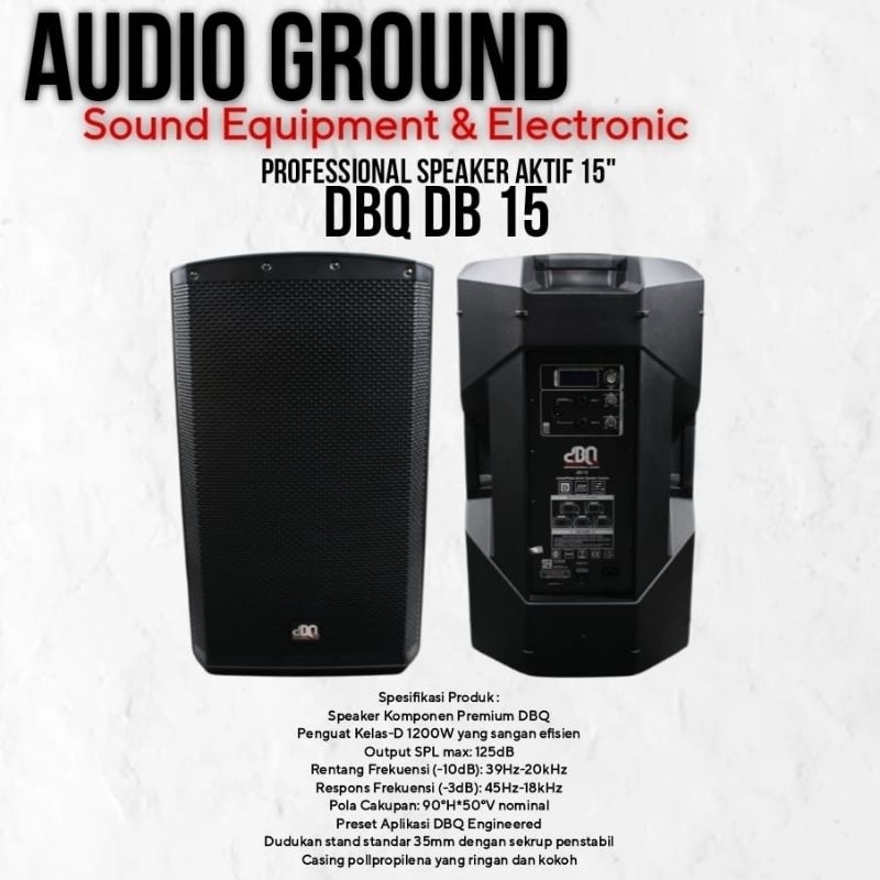 SPEAKER AKTIF MONITOR 15" DBQ DB 15 ORIGINAL PRODUCT