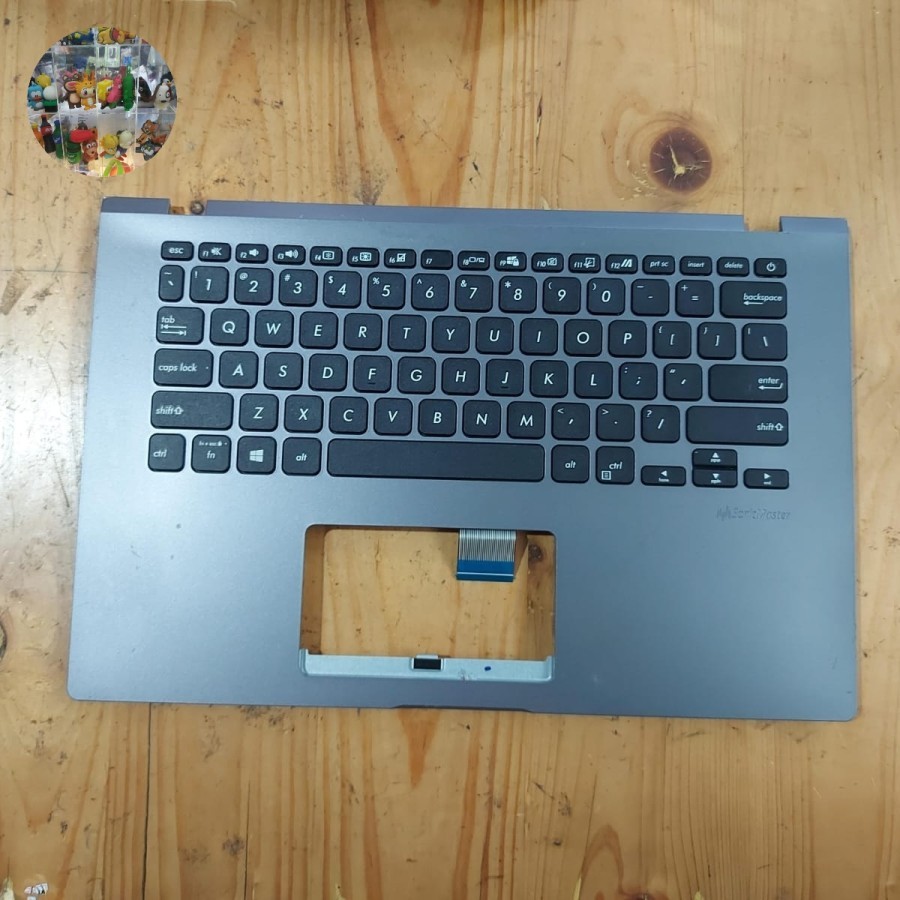 Palmrest Casing Laptop Keyboard Asus X409FA A409 X409L X409 M409 Ori Second Original Keyboard Test N