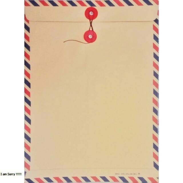 

AMPLOP COKLAT FOLIO TALI 310 / AIRMAIL 310 (5 Pcs)