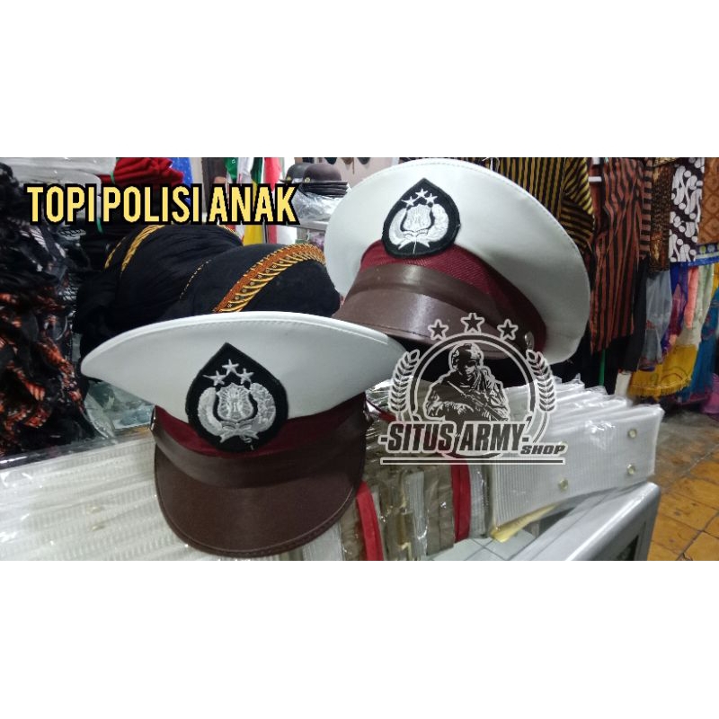 MURAH TOPI POLISI ANAK. TOPI POLANTAS ANAK. TOPI POLISI ANAK COWOK. ASESORIES BAJU POLISI ANAK. POLI