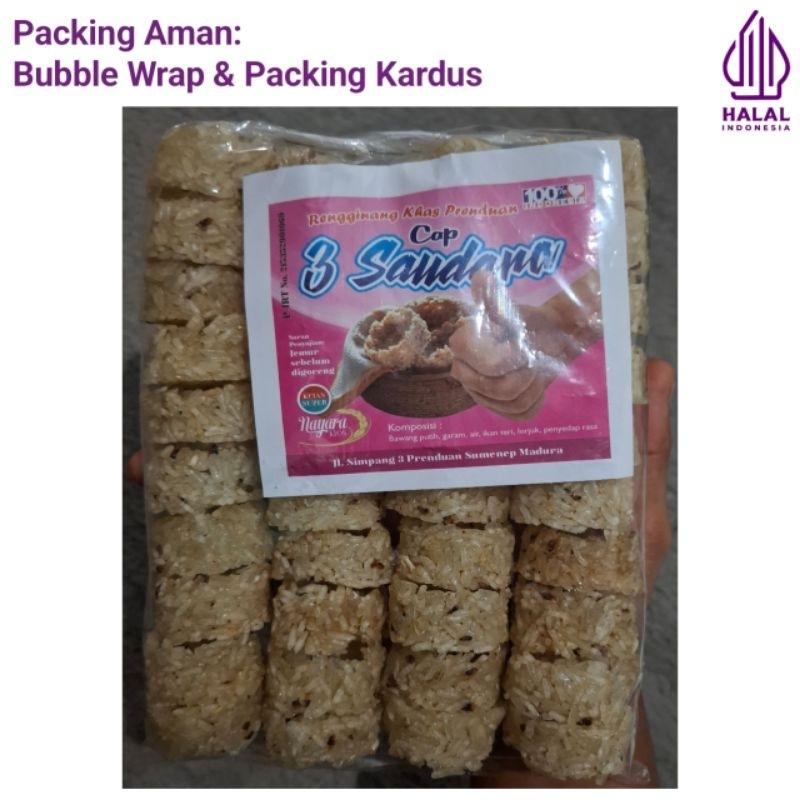 

Rengginang Lorjuk Khas Madura Isi 40 Pcs Ketan asli