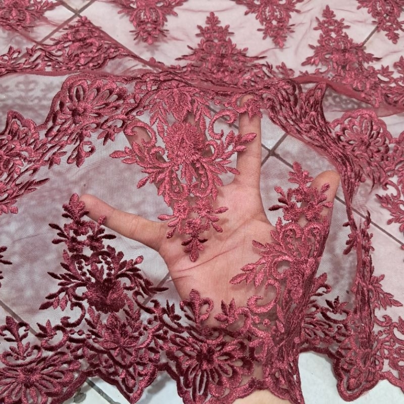 kain tile garden - Kain Tile valentino - garden tile - kain tile bordir - tile kebaya korea - kain e