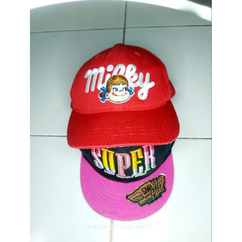 Preloved Topi Anak Kecil Lucu - Brand PEKO & SMB